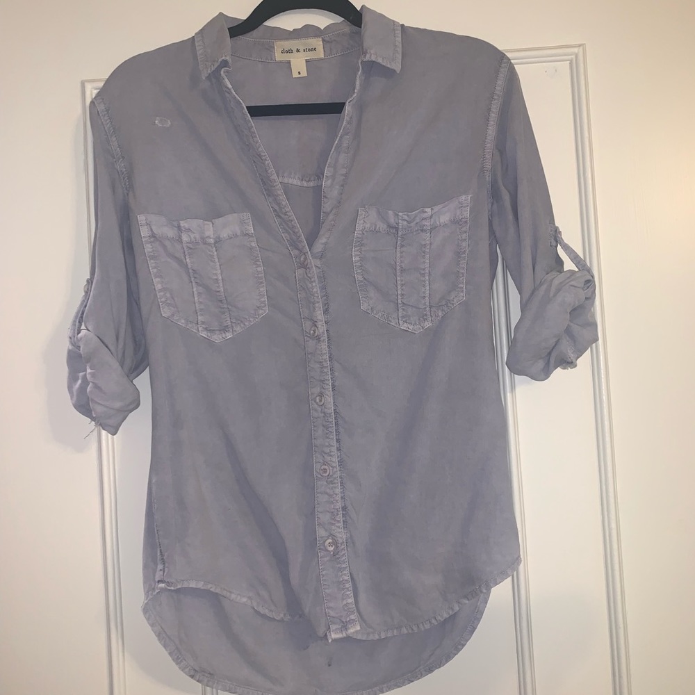 🌿Anthropologie Cloth & Stone button down small